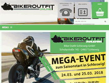 Tablet Screenshot of bikeroutfit.dk