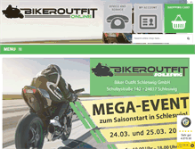 Tablet Screenshot of bikeroutfit.com